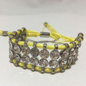 Yellow CZ Adjustable Bracelet